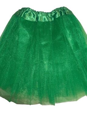 Girls' Green Tulle Dance Skirt - Kids Costume